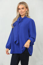 BOW BASIC BLOUSE (15107949855104)