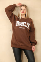 DIANA OVERSIZED SLOGAN SWEAT (14956927353216)