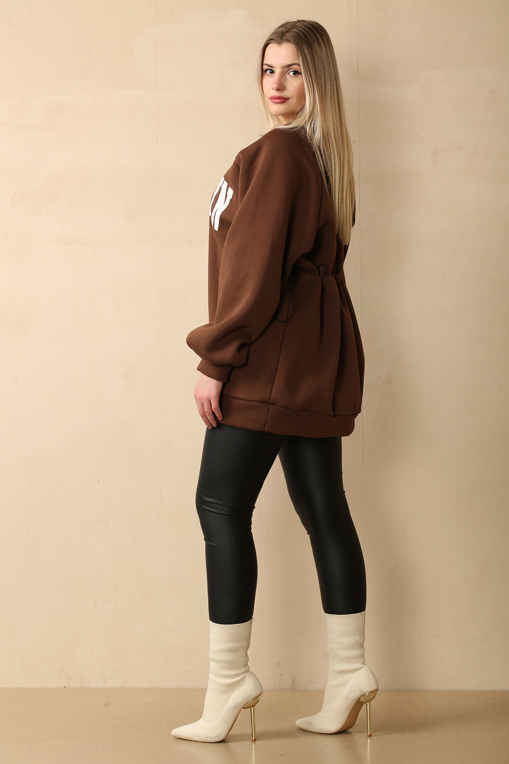 DIANA OVERSIZED SLOGAN SWEAT (14956927353216)