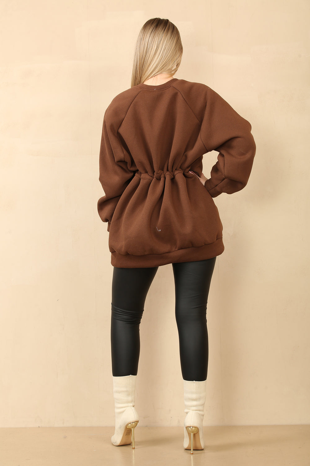 DIANA OVERSIZED SLOGAN SWEAT (14956927353216)