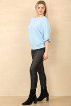 FRILL SLEEVE JUMPER (14955997725056)