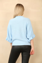 FRILL SLEEVE JUMPER (14955997725056)