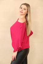 FRILL SLEEVE JUMPER (14955989369216) (14955996119424)