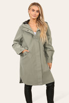 OVERSIZED POCKET DETAIL RAIN COAT (8725785772280)