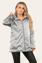 PLUS SIZE ANDREA REVERSIBLE RAIN COAT (8725851341048)
