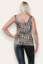ANIMAL PRINT BASIC VEST (8649074278648) (8659242483960)