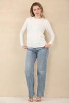 CREW NECK BUTTON DETAIL JUMPER (15060724711808) (15370263495040) (15370268115328)