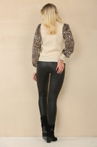 LEOPARD SLEEVE JUMPER (15062162997632)