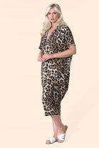 CAP SLEEVE LEOPARD TUNIC (8569099583736) (8598157263096)