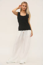 KNITTED SCALLOPED VEST (15207162052992)