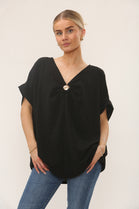DETAIL SHELL BUTTON OVERSIZED BLOUSE (Copy) (15225133793664)