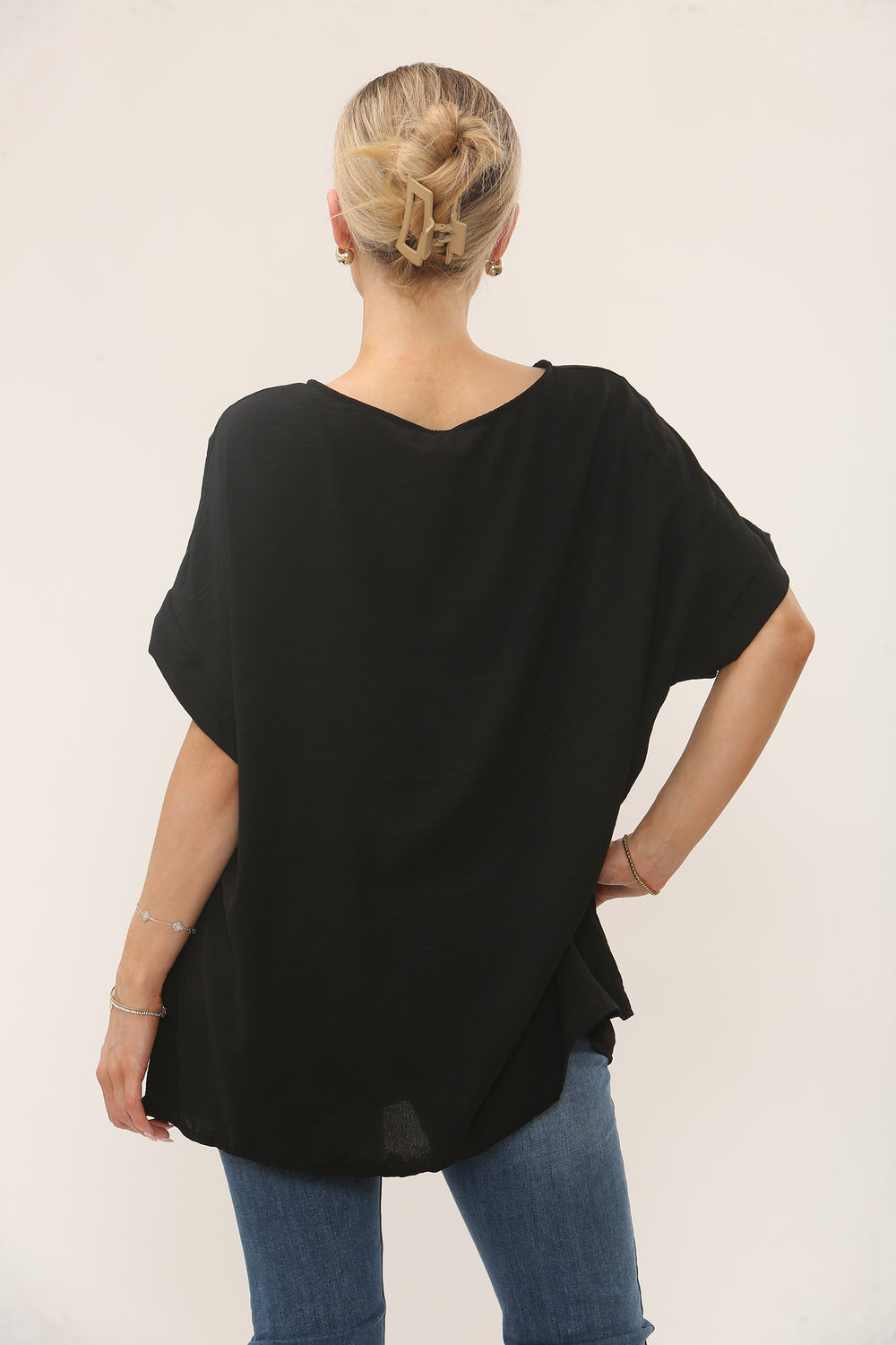 DETAIL SHELL BUTTON OVERSIZED BLOUSE (Copy) (15225133793664)