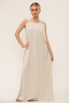 GOLD STAR DETAIL STRAP MAXI (15224684609920)