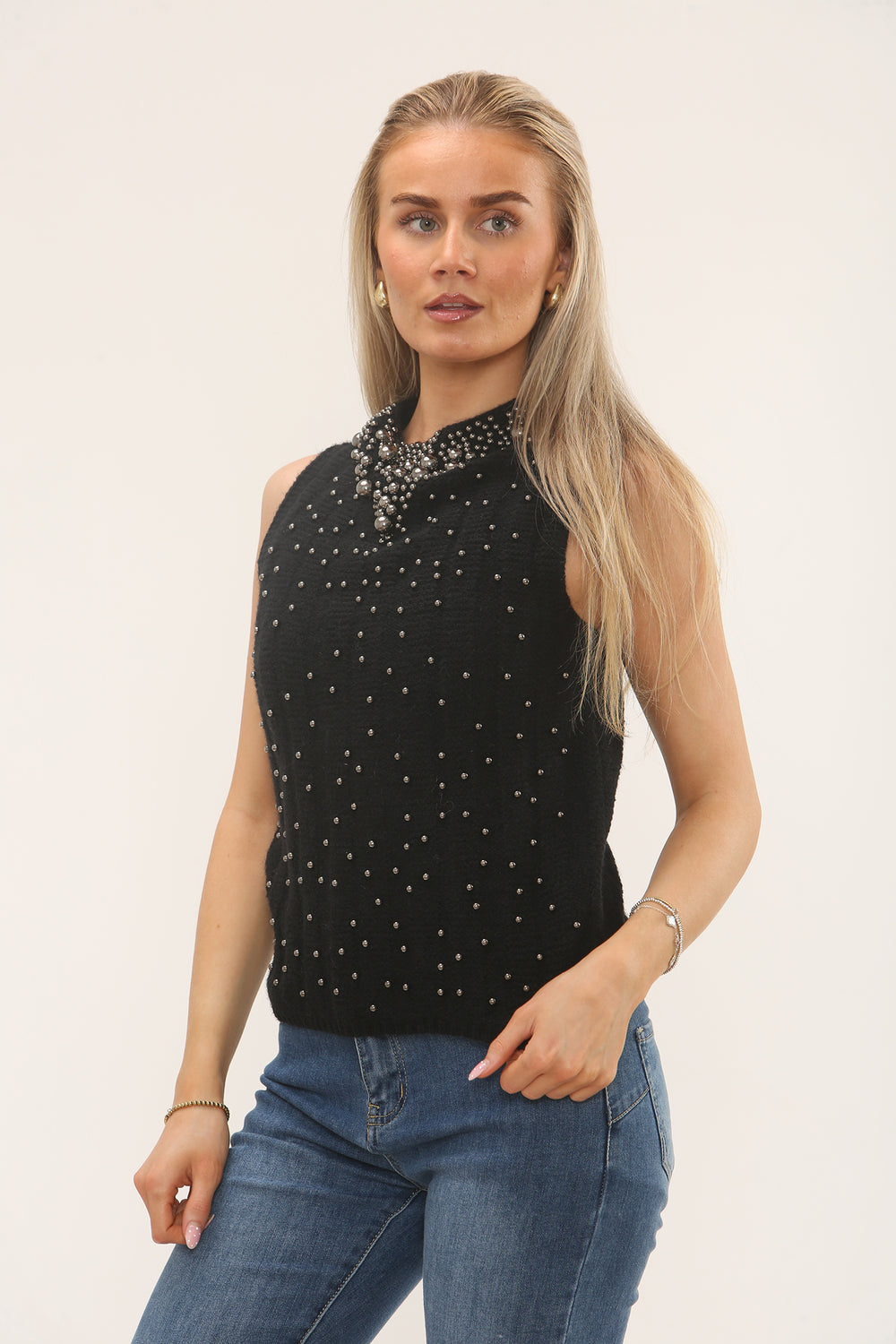 EMBELLISHED PEARL DETAIL TOP (15229403038080)