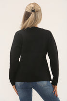 GOLD BUTTON LONG SLEEVE KNITTED TOP (15229460873600)