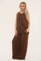NECK DETAIL LOUNGE SET (15229407920512)