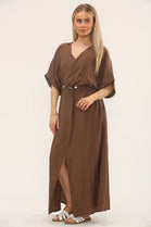 BEADS BELTED CAPSLEEVE MAXI (15229552296320) (15252950647168)