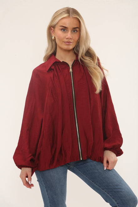 ZIP DETAIL JACKET (15243101667712)