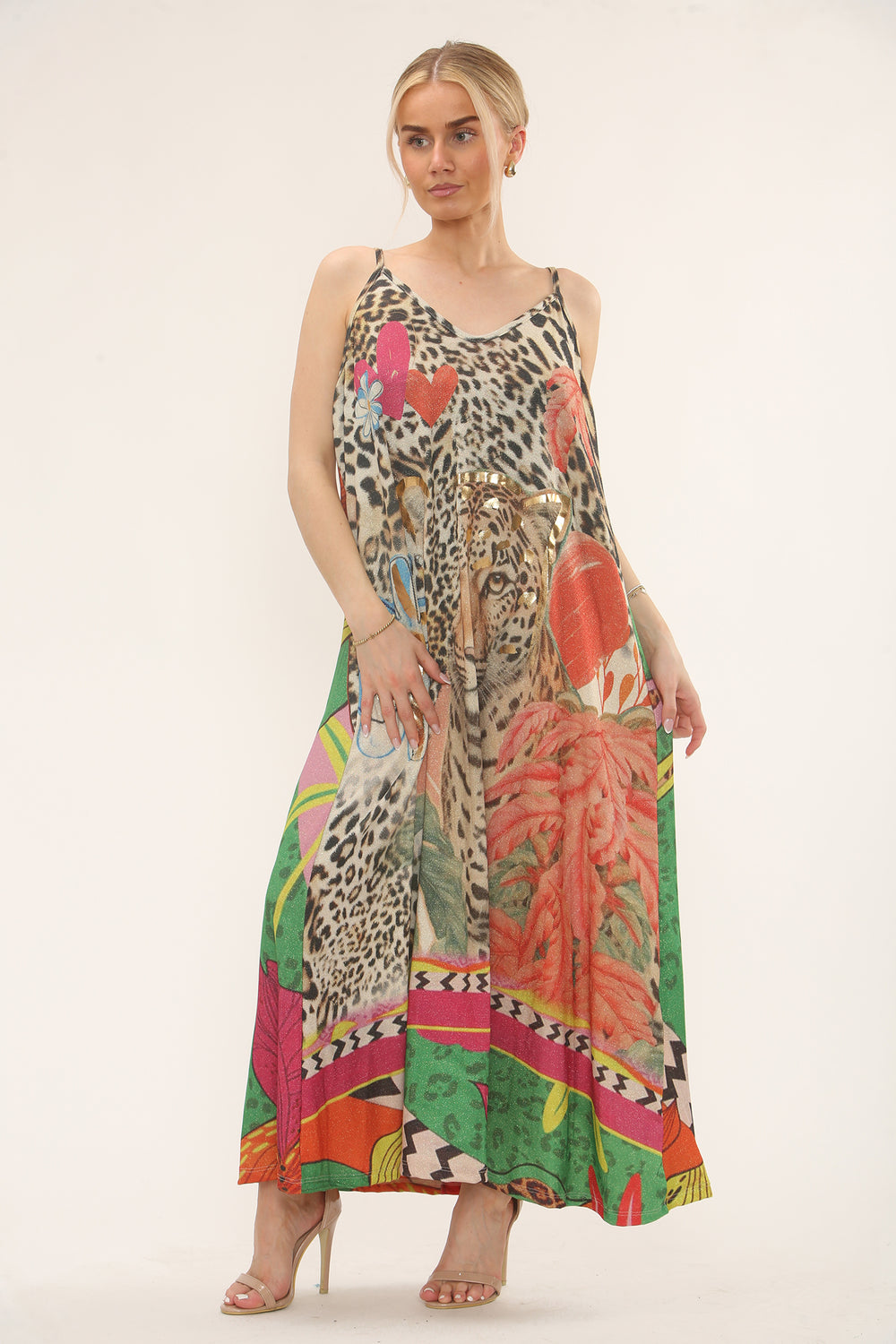 CAMI ABSTRACT PRINT MAXI (15243271143808)