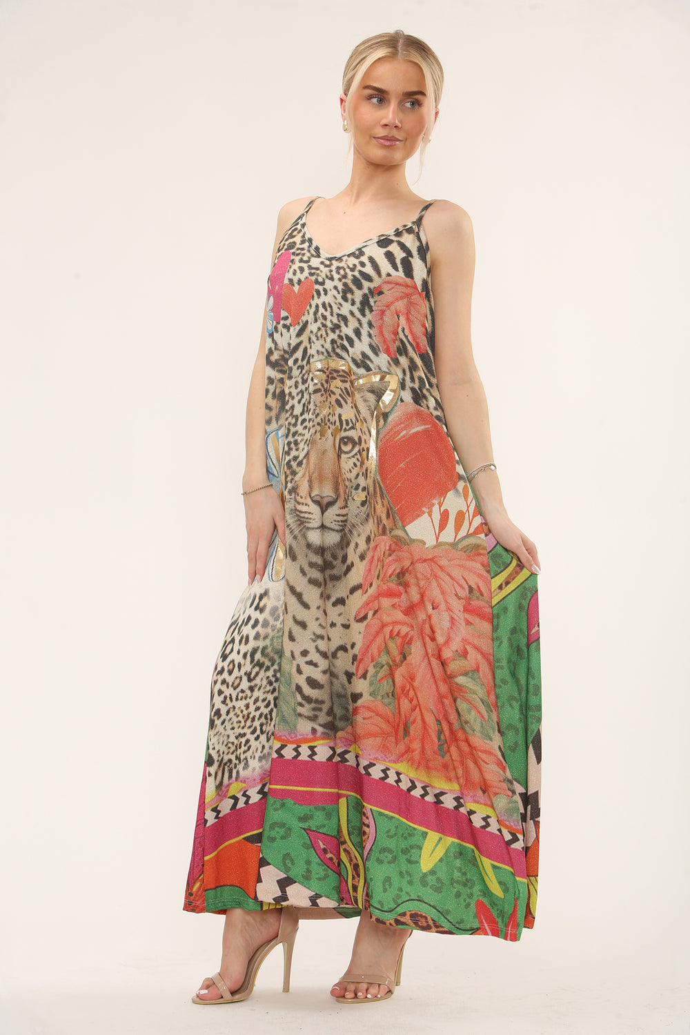 CAMI ABSTRACT PRINT MAXI (15243271143808)