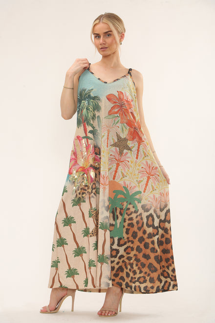 CAMI ABSTRACT PRINT MAXI (15243275600256)