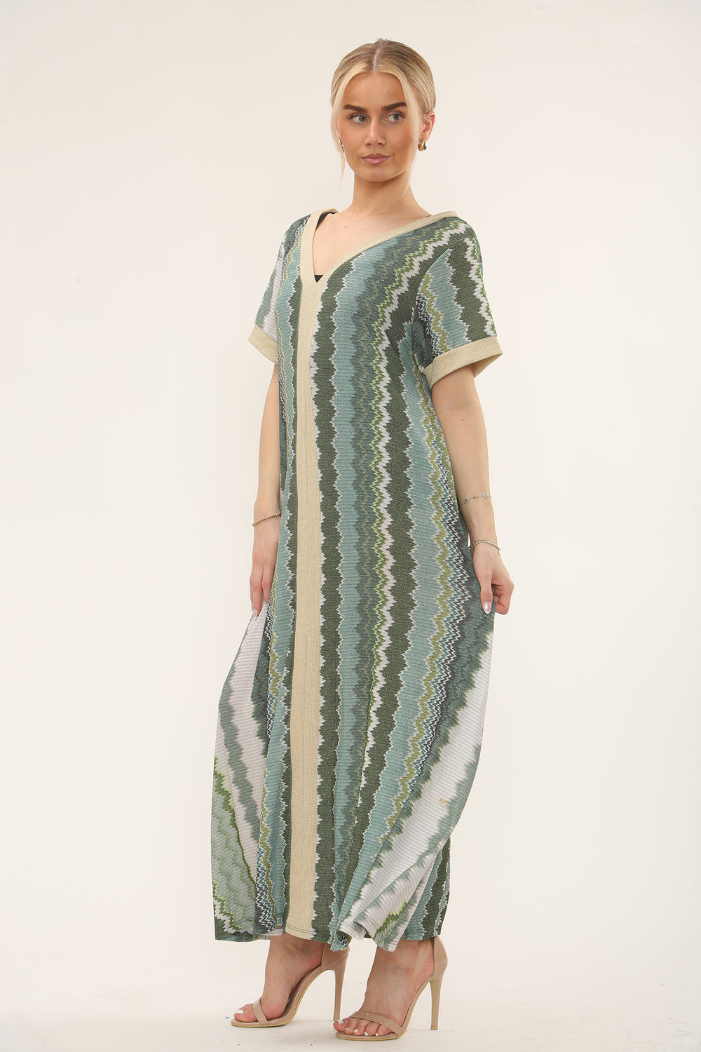 CAP SLEEVE ZIG ZAG MAXI (15247316255104)