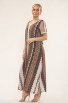 CAP SLEEVE ZIG ZAG MAXI (15247311536512) (15250079515008)