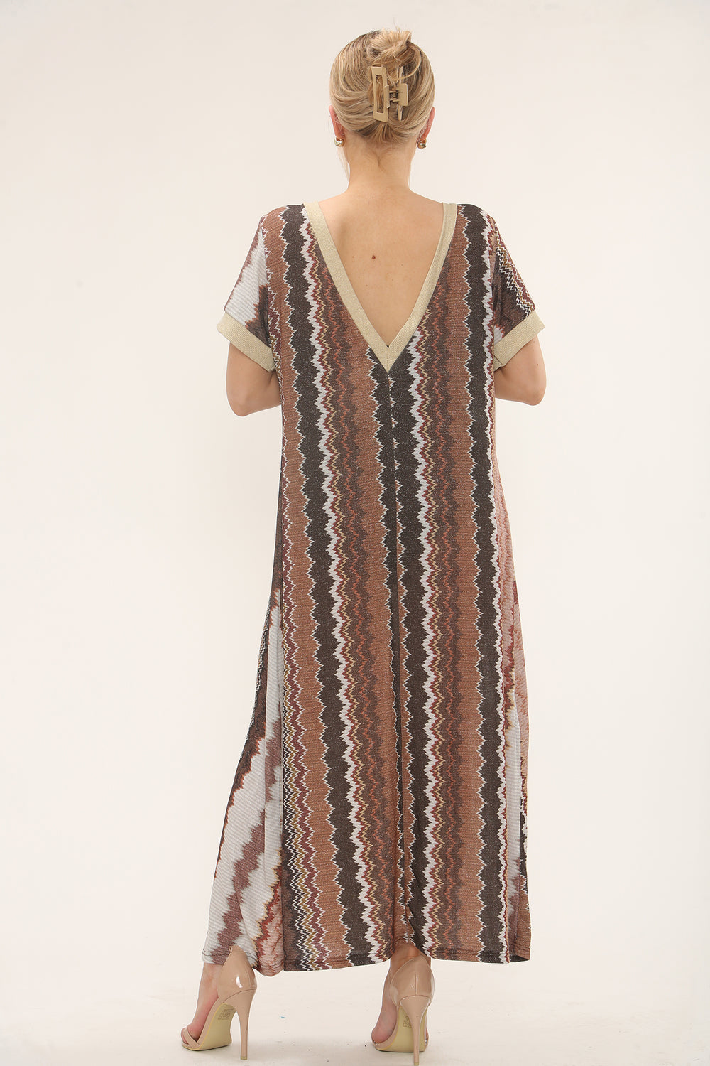 CAP SLEEVE ZIG ZAG MAXI (15247311536512) (15250079515008)