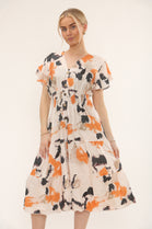 GATHERED TIE DYE BUTTON DRESS(MIXED COLOUR PACK) (15243187093888)