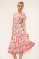 ZEBRA BUTTON DETAIL DRESS(MIXED COLOUR PACK) (15243312464256)
