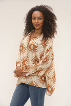 Sun Print Oversized Shirt (15251547455872)