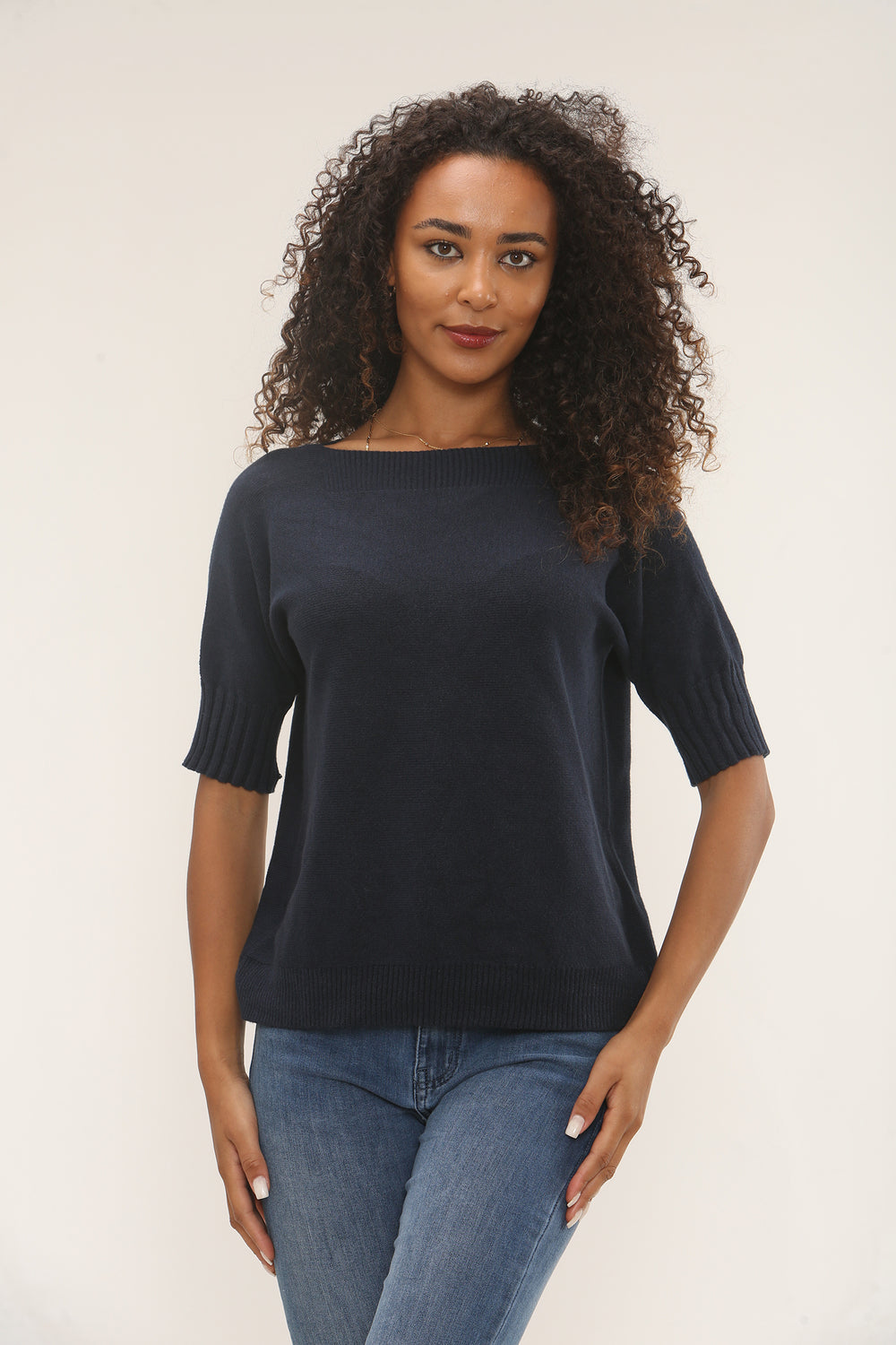Puff sleeve Knit Jumper (15255352869248)