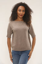 Puff sleeve Knit Jumper (15255347003776) (15293704733056)