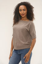 Puff sleeve Knit Jumper (15255347003776) (15293704733056)