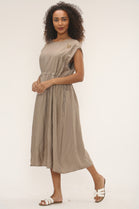 Gathered detail Dress (15251553550720)
