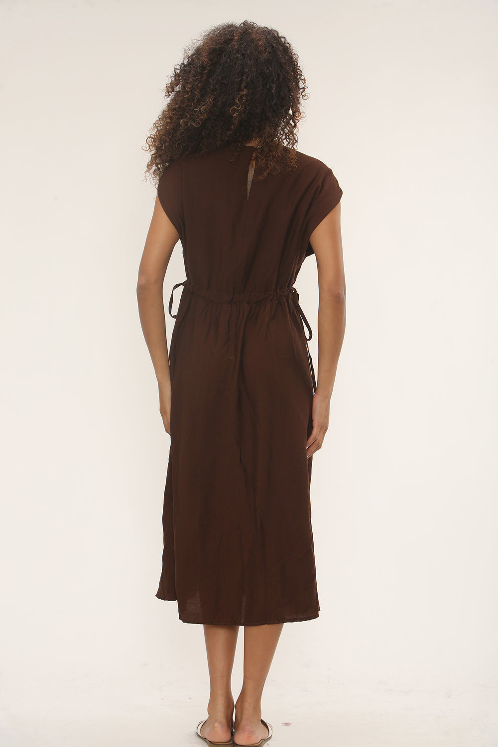 Gathered detail Dress (15251554533760)