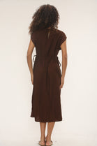 Gathered detail Dress (15251554533760)