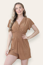 PLAIN GATHERED PLAYSUIT (MIXED COLOUR PACK) (8443787837688) (15122811093376)