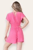 PLAIN GATHERED PLAYSUIT (MIXED COLOUR PACK) (8443787837688) (15122811093376)