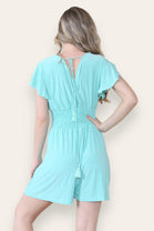 PLAIN GATHERED PLAYSUIT (MIXED COLOUR PACK) (8443787837688)