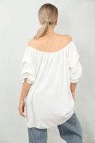 OFF THE SHOULDER OVERSIZED BOW BLOUSE (15130850525568)