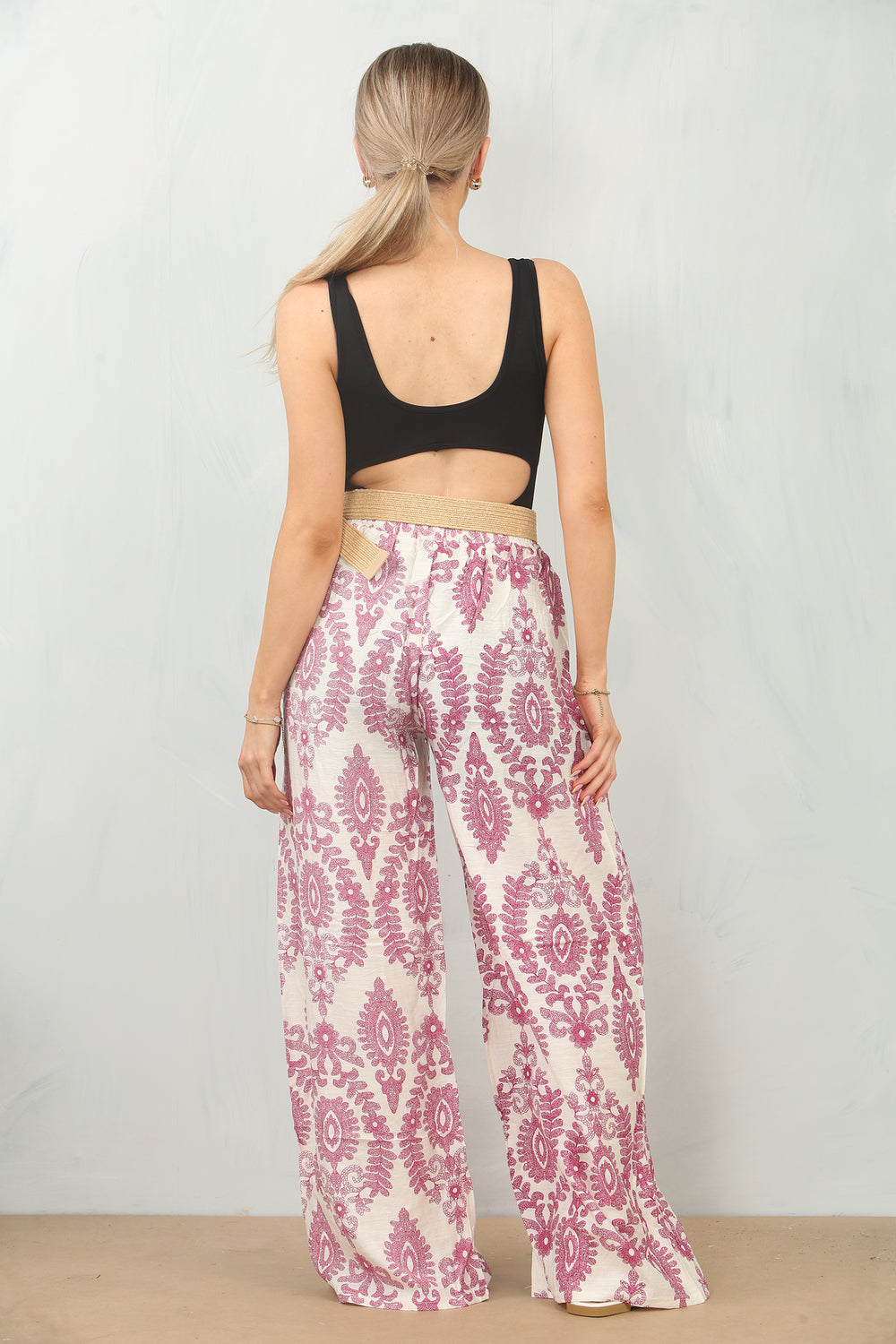 BELTED PRINTED TROUSER(MIXED COLOUR PACK) (15128734564736)