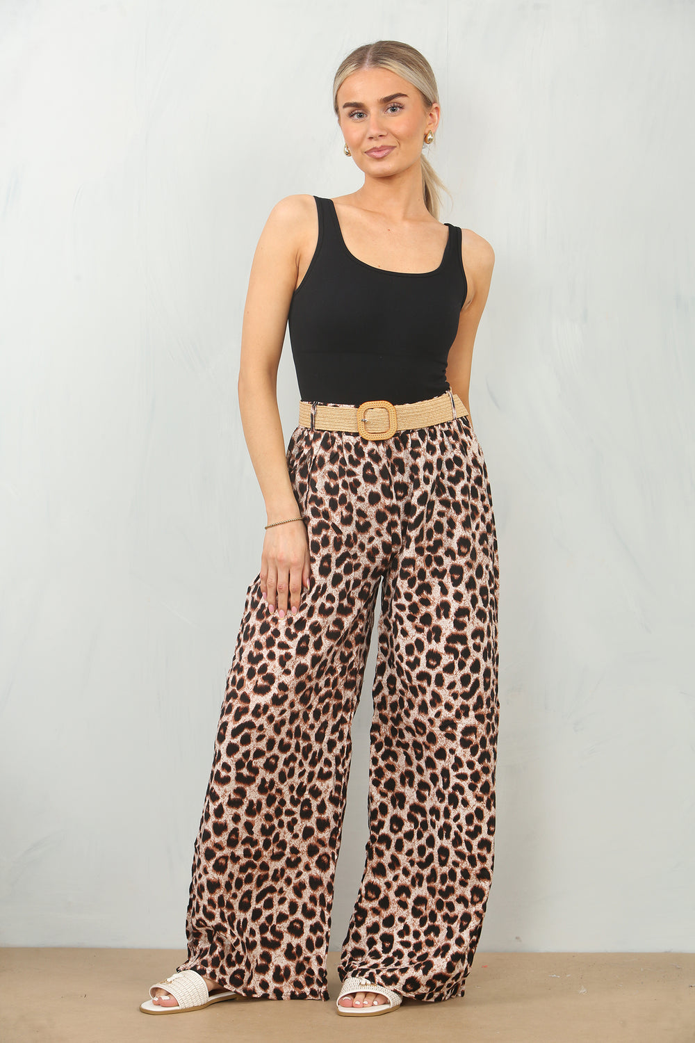 BELTED LEOPARD TROUSER(MIXED COLOUR PACK) (15130923925888)