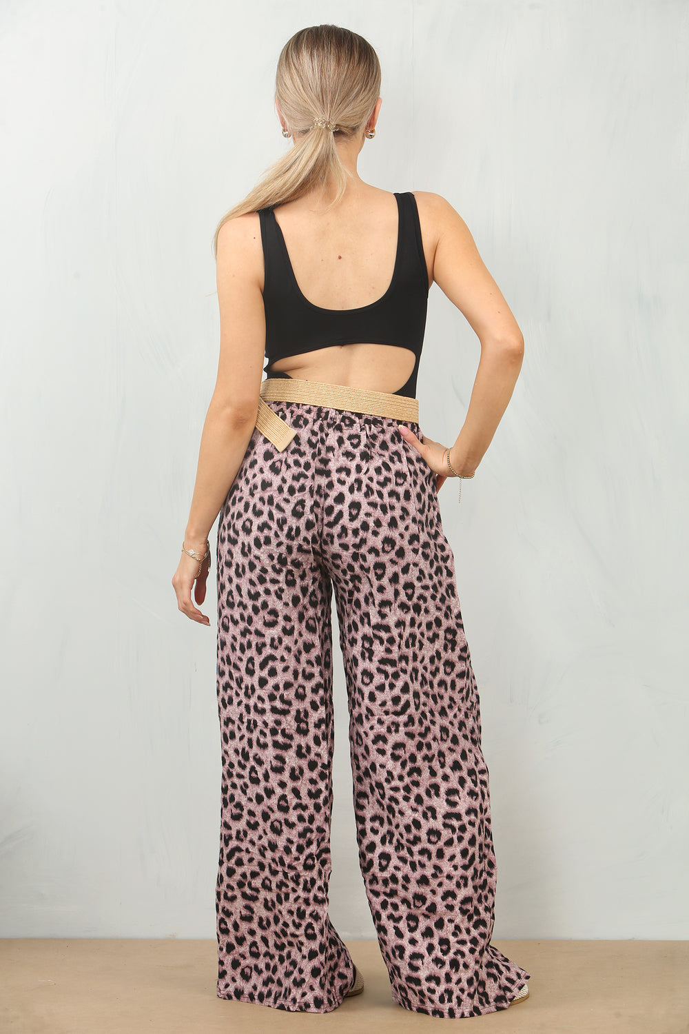 BELTED LEOPARD TROUSER(MIXED COLOUR PACK) (15130923925888)
