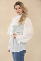 RUFFLE LONG SLEEVE SHIRT (15084692504960)