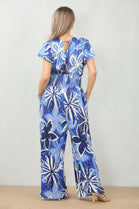LEAF PRINT GATHERED JUMPSUIT (MIXED COLOUR PACK) (15095666672000)