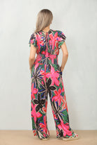 LEAF PRINT GATHERED JUMPSUIT (MIXED COLOUR PACK) (15095666672000)
