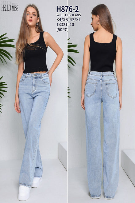 SUPER STRETCH WIDE LEG JEANS (15137467662720)