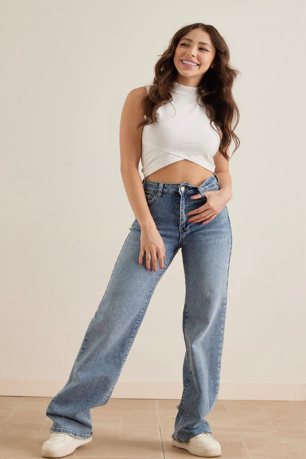 Denim Flare Jeans (15255368892800) (15284799963520)