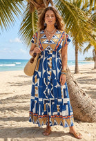 GEOMETRIC PRINT MAXI(MIXED COLOUR PACK)